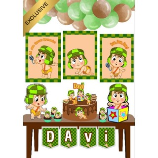 KIT SÓ  UM BOLINHO  DO CHAVES  (EXCLUSIVO) para festa/ Aniversário/mêsversários