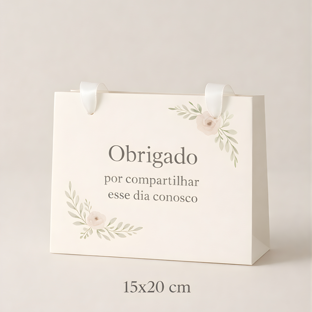 SACOLINHA PERSONALIZADA - 15X20 - PEGUE E MONTE  - LEMBRANCINHA  - ANIVERSÁRIO - CASAMENTO - BATIZADO