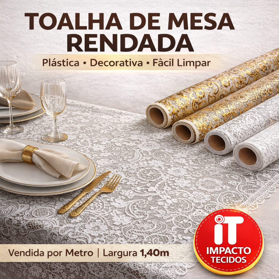Toalha de Mesa de Plástico Rendada Térmica e impermeável, para mesas, por Metro, 4,6,8,10 cadeiras em Oferta na Shopee