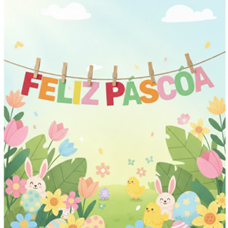 Letra EVA Frase Feliz Páscoa Para Decoração Festa em Oferta na Shopee