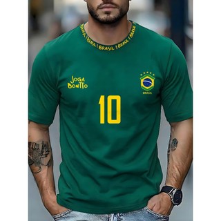 Camisa T-Shirt Masculina Camiseta Street Wear Conforto Brasil 10 Manfinity