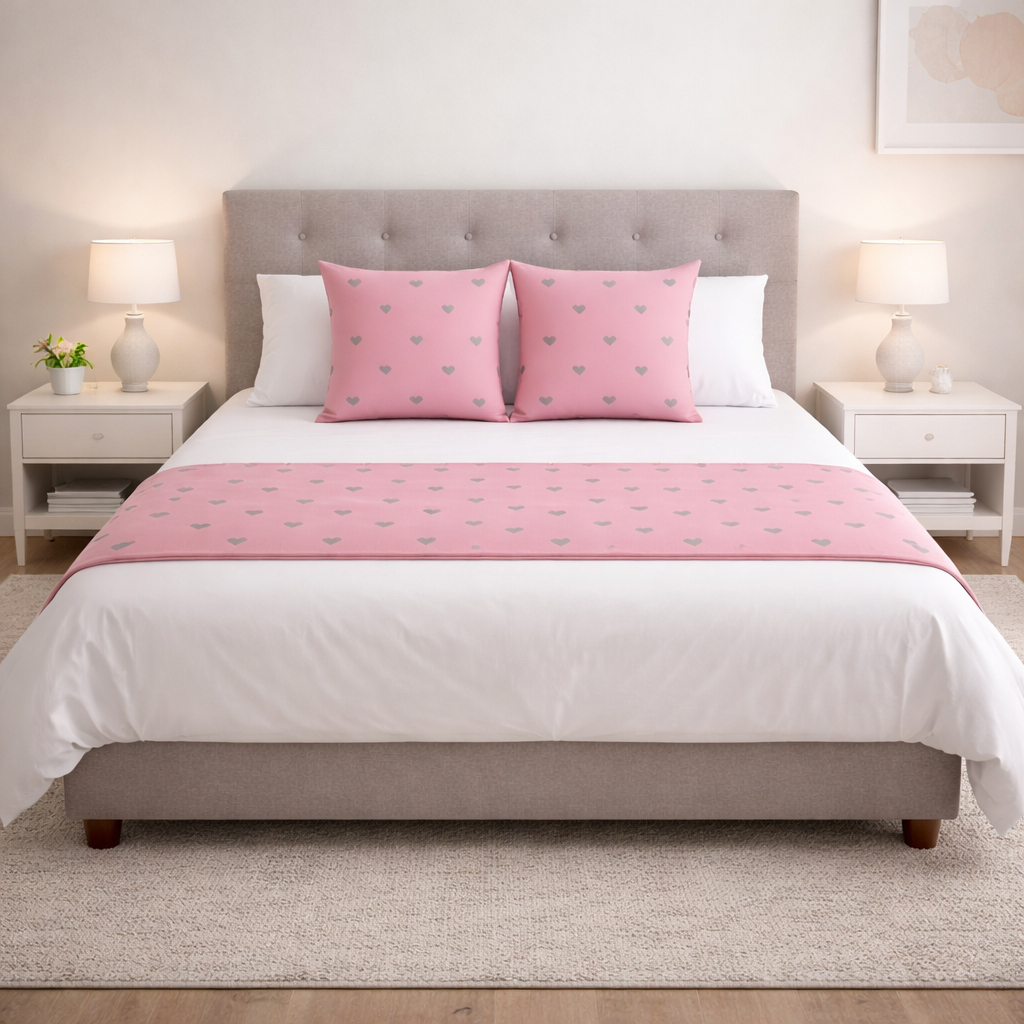 Kit Peseira + Capas de Almofadas 40x40 - Cama Posta/Sofá/Decoração - Tecido Piquet em Oferta na Shopee