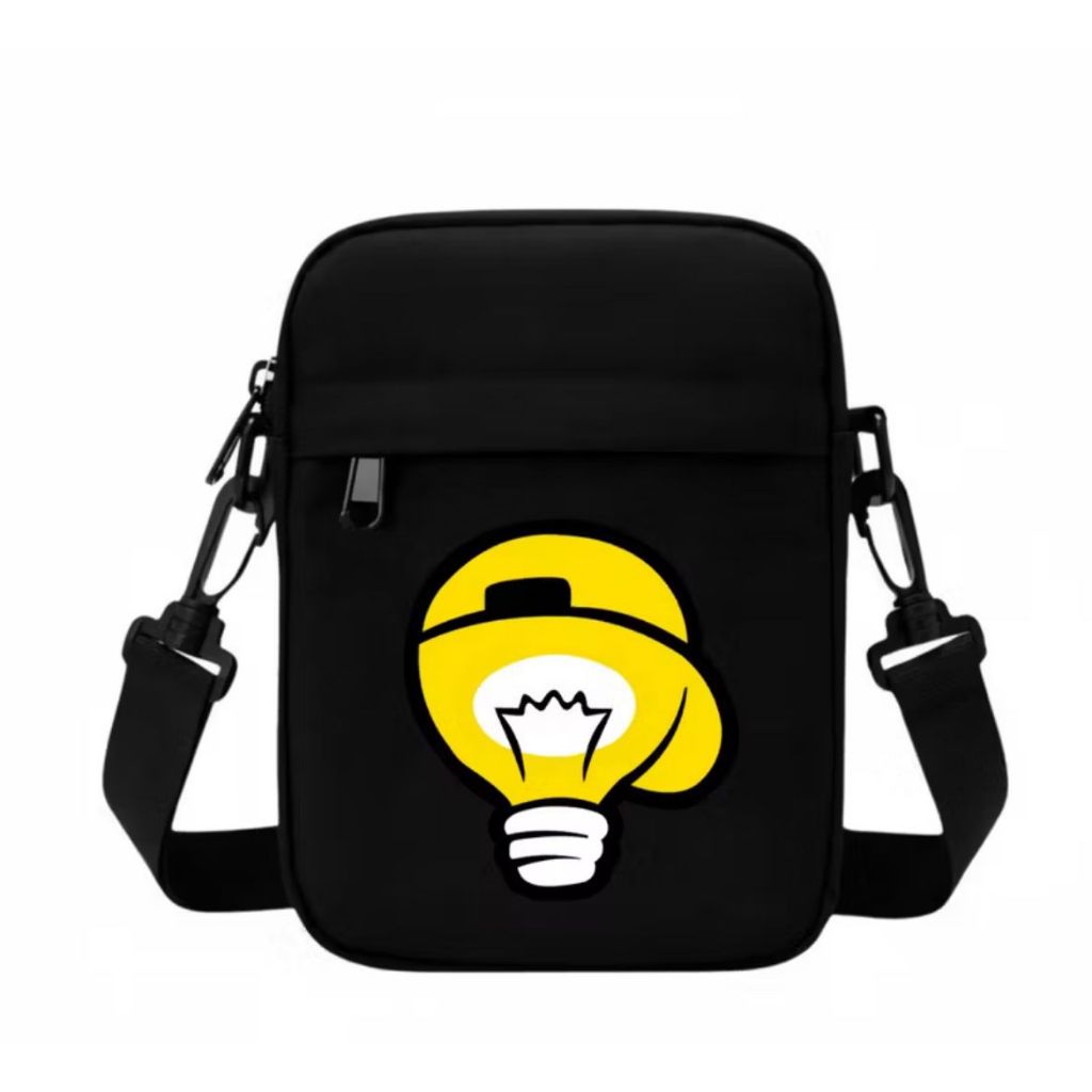 bolsa Transversal Shoulder Bag Resistente infantil Leozin Novo Elemento Amarelo Lampada Dos Rosas