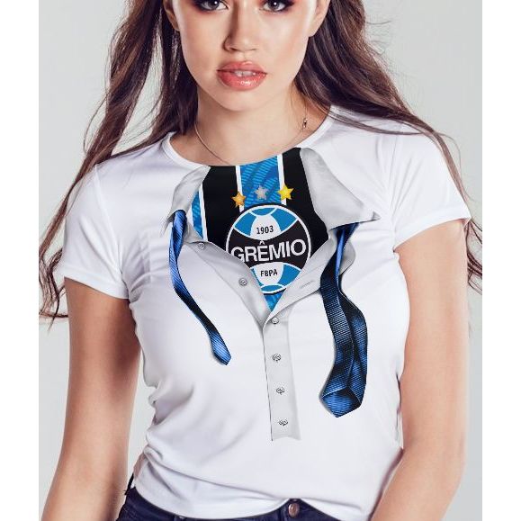 Camiseta Poliéster Grêmio / Camisa Imortal / Blusa Tricolor Gaúcho dos Pampas