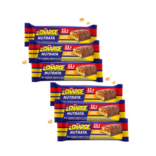 Kit 6 und Barrinha de Proteína Charge 45g C/ Whey - Nutrata em Oferta na Shopee