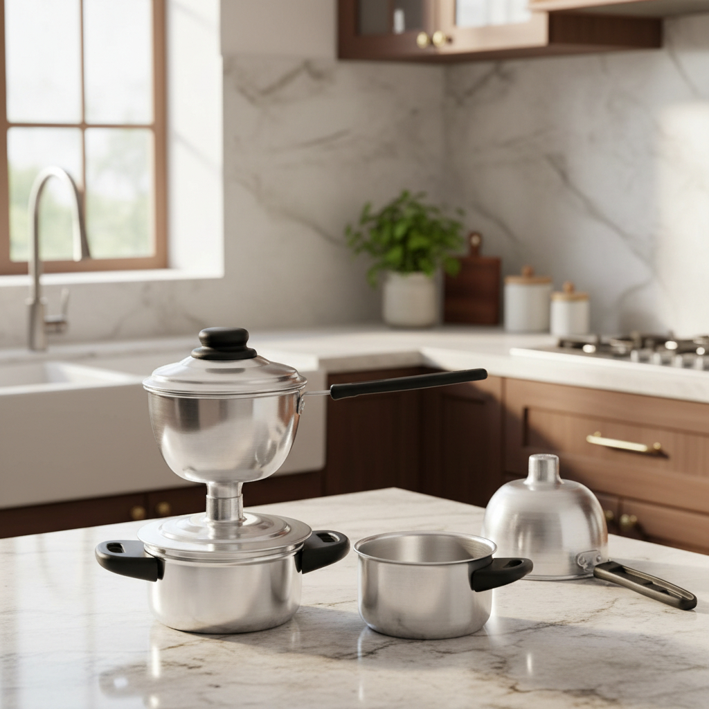 Cuscuzeira Nordestina Cozinha Peitinho Preta Bronze Aluminio Vermelha Panela Cuscuz Fogão Caçarola