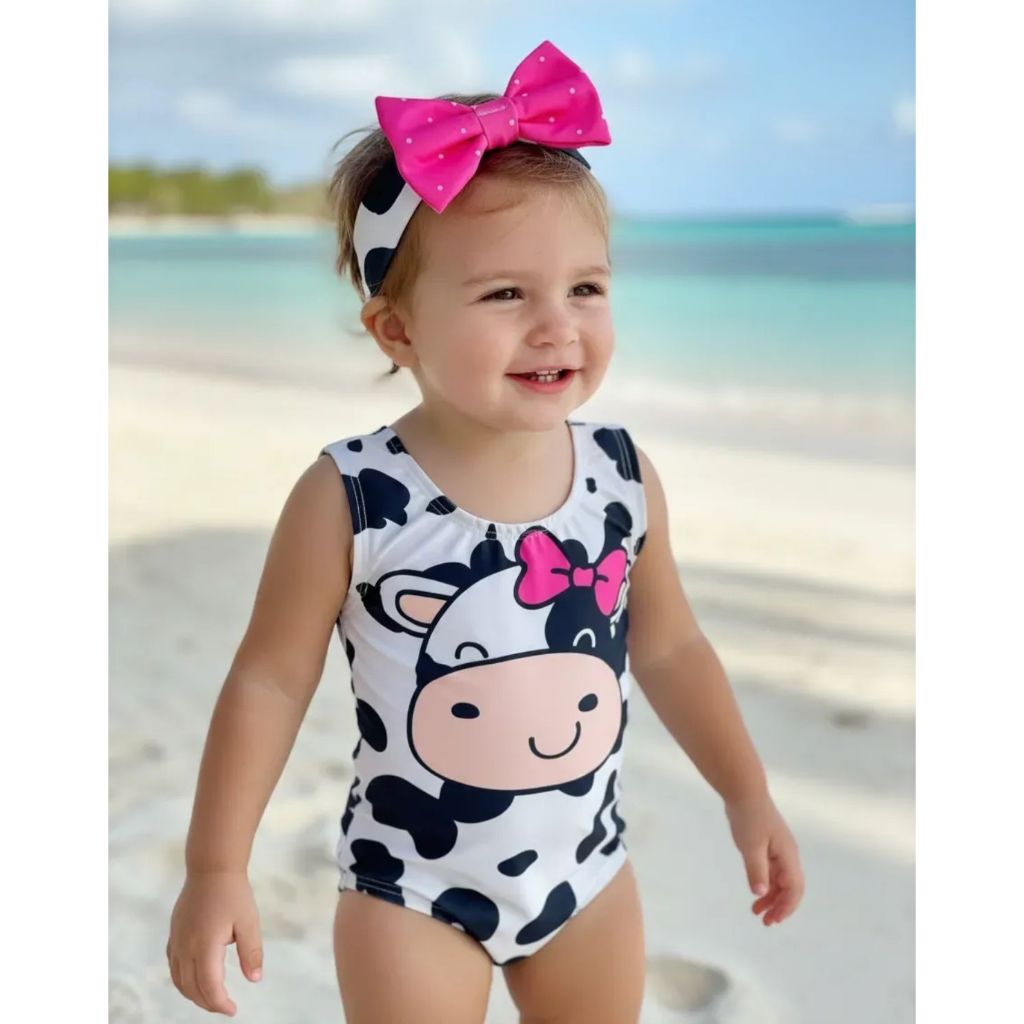 Body Maio Suplex Infantil Temático Vaquinha 2 em Oferta na Shopee