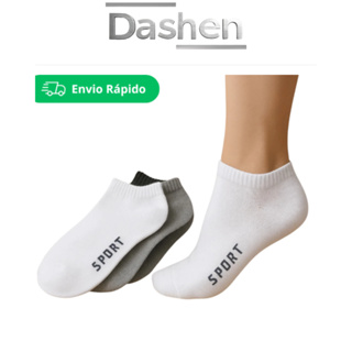 Kit 3 Pares 31 ao 35 - 36 ao 40 -  40 Ao 46 Meia Soquete Cano Curto Algodão Respirável - Promoção Envio Hoje em Oferta na Shopee