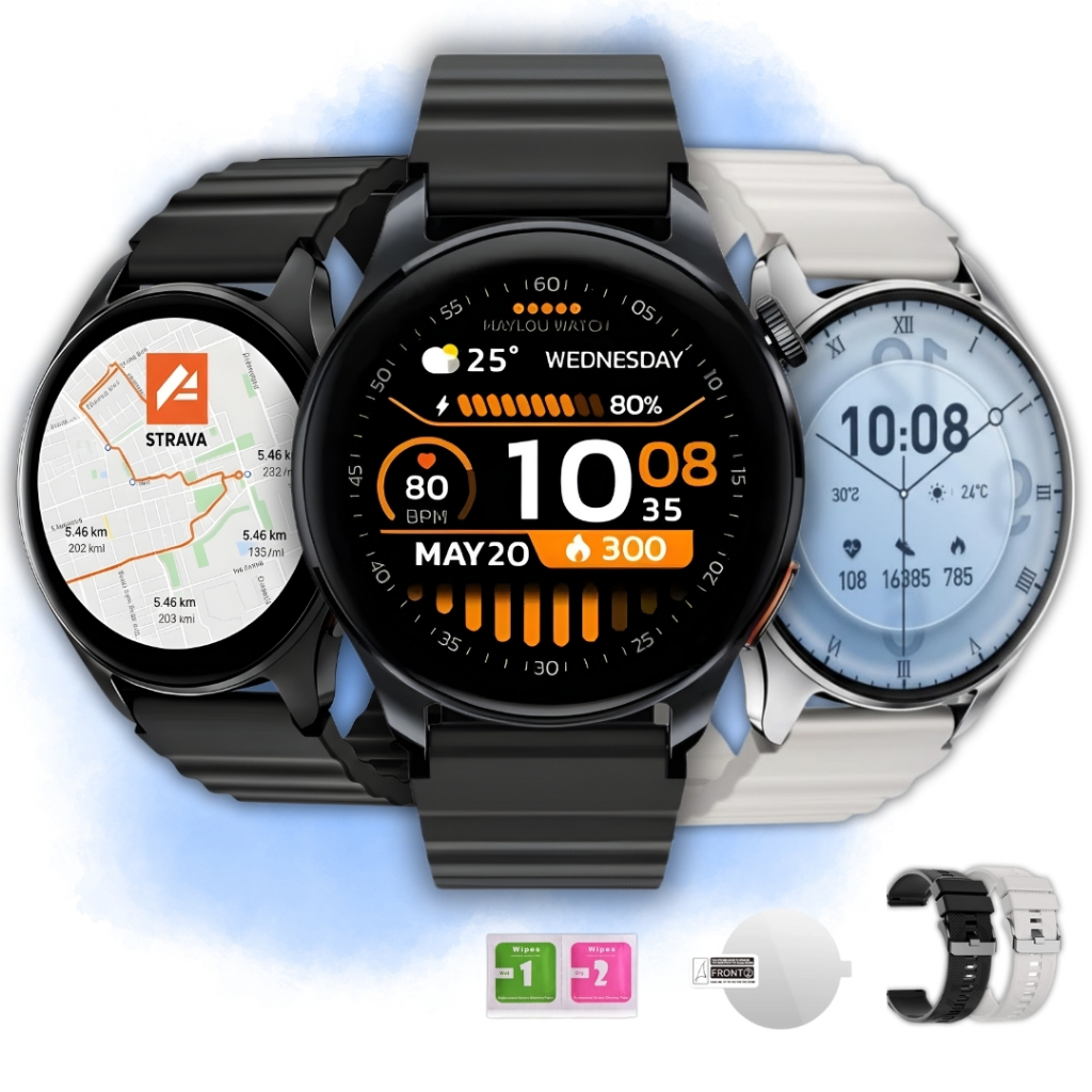 Smartwatch Haylou Watch 4s Amoled Gps Strava Feminino Masculino A Prova D'água Chamadas