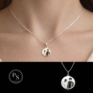 Colar Foto Gravação de 1,5cm Prata 925 Legítima em Oferta na Shopee