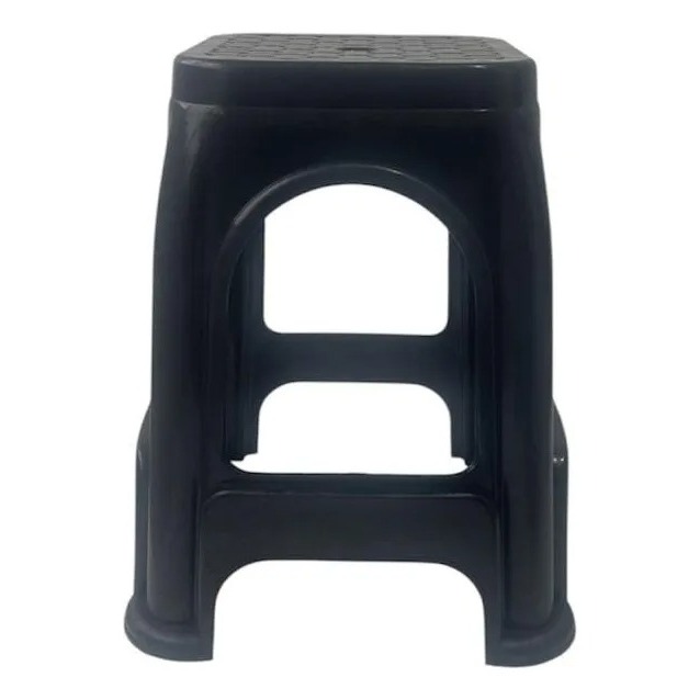 Kit 8 Banquetas Plástica Reforçada Preto Alto Suporta Ate 160kg em Oferta na Shopee