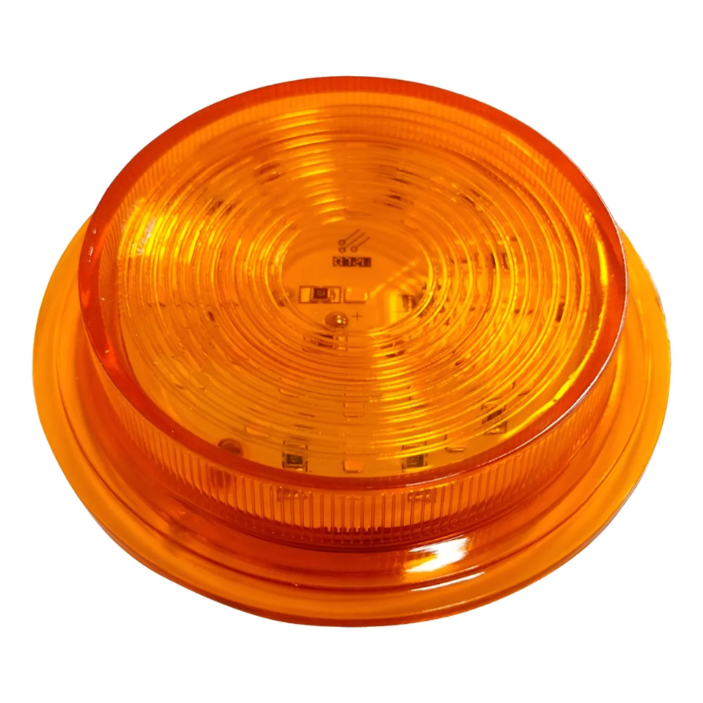 Lente Lanterna Foguinho Bojuda 17 Leds Âmbar Bivolt