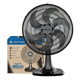 Ventilador de Mesa 40 cm 10 Pás com 3 Velocidades Ventisol Turbo 10 em Oferta na Shopee