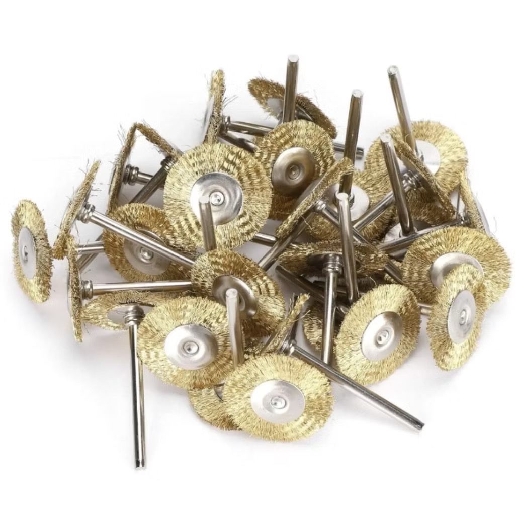 Broca Escova Polidor com fios de aço Limpeza Unhas HM-0314 em Oferta na Shopee