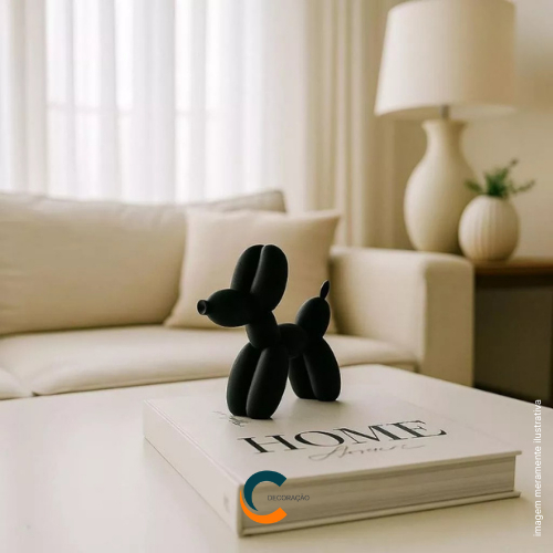 Escultura Decorativa Cachorro De Balão Balloon Dog Tam P ou M em Oferta na Shopee