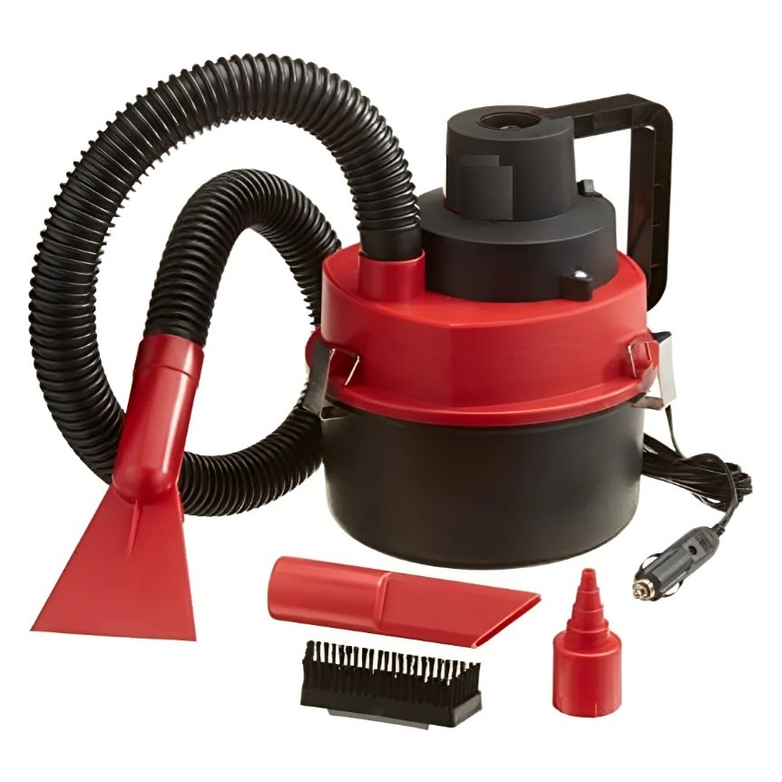 Aspirador De Pó E Água 2em1 Potente Soprador Automotivo 12v