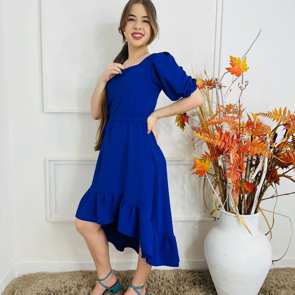 Vestido Juvenil Infantil Mullet Verão Soltinho Rodado em Oferta na Shopee