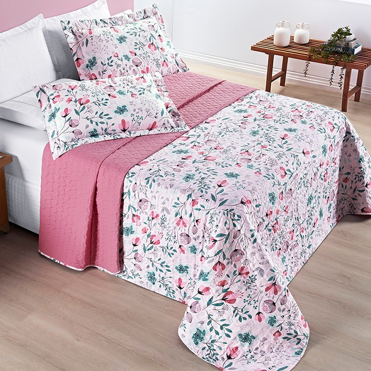 Cobre Leito Dupla Face Percal 200 fios Matelado Casal / Queen / King / Solteiro Avere