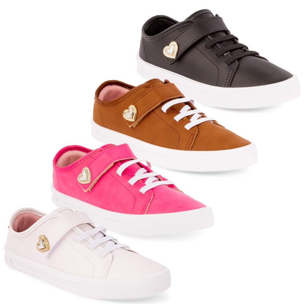 Tênis Molekinha Infantil Menina Calce Fácil Original 2524 em Oferta na Shopee
