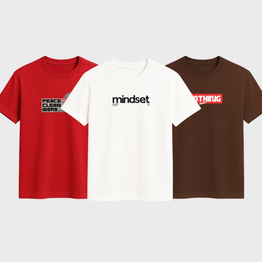 Kit 3 Camisetas Mdx Masculinas PLUS SIZE Premium G1 AO G7 G8 G9