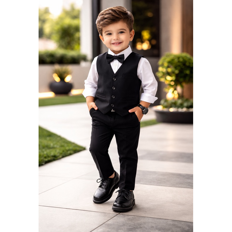 Kit Calça+Colete Para Pajem Casamentos Formaturas Diversas Cores