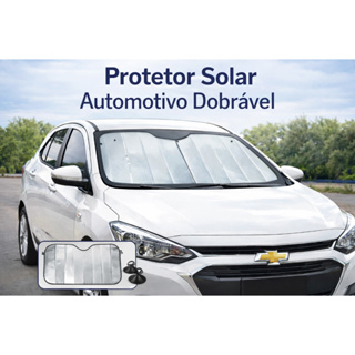 Protetor Solar Automotivo Dobrável 1,29x60cm | Quebra-Sol Alumínio Maleável | Para-brisa Universal em Oferta na Shopee