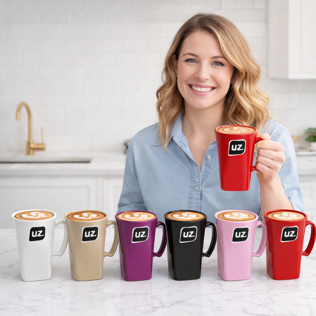 Caneca Cappuccino Café Nespresso Dolce Gusto Nescafé Chá 400ML - UZ Utilidades