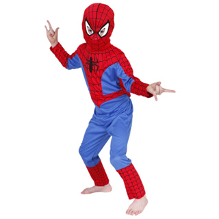 Fantasia Infantil Do Homem Aranha Completa Festa Criança em Oferta na Shopee