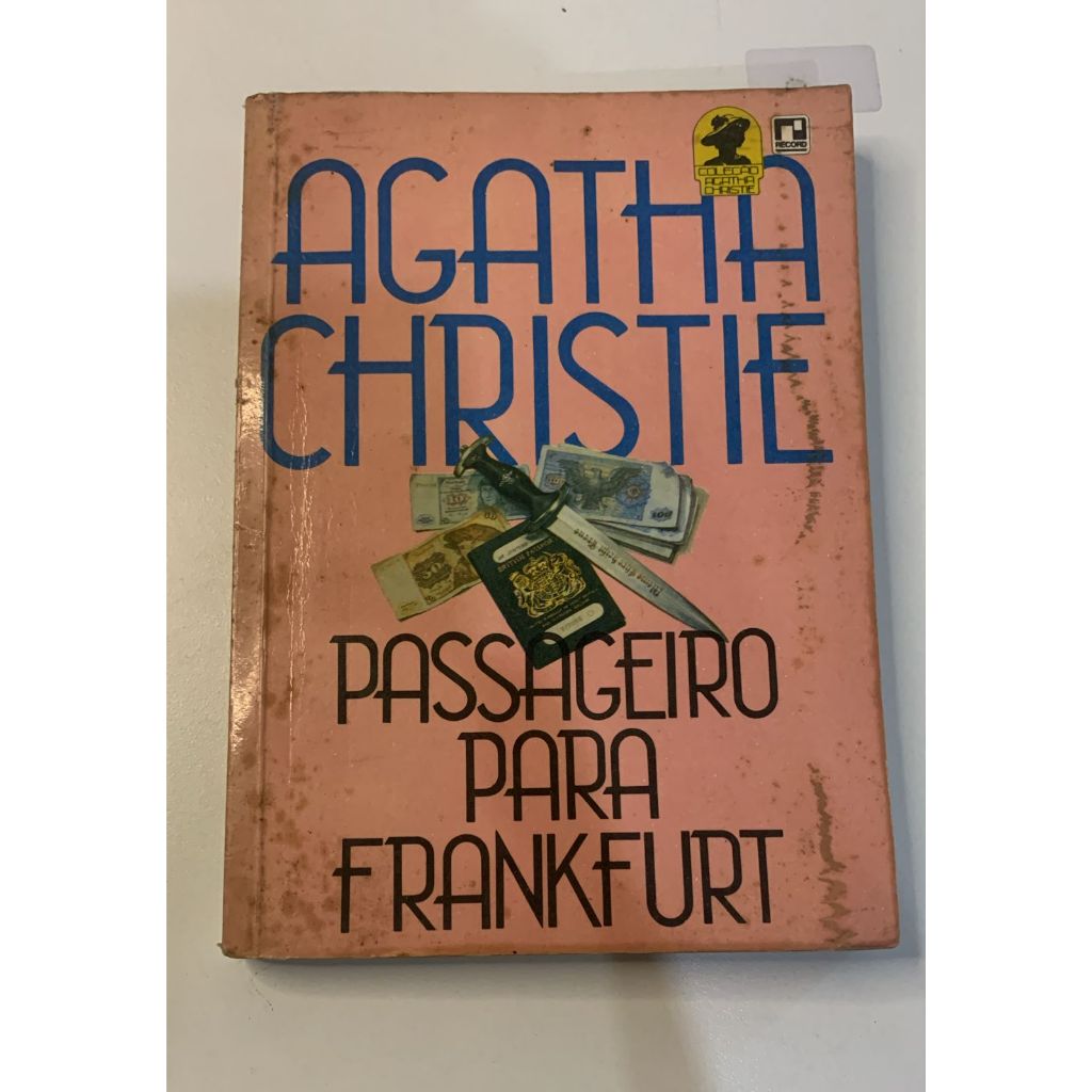 Coleção Agatha Christie passageiro para Frankfurt