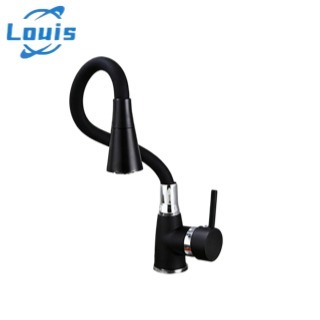 Louis Torneira Preta Flexível com Duplo Jato - Cabo Ajustável Manualmente em Oferta na Shopee