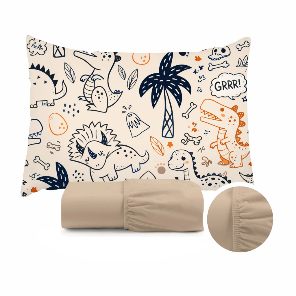 Jogo de Lençol Infantil Menino Solteiro Micropercal 2 Peças com Fronha Estampada Macio Toque Suave em Oferta na Shopee