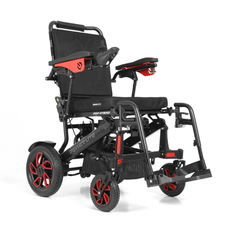 Cadeira de Rodas Motorizada Pop Hybrid Com Controle Remoto Power Lite Invocação e Qualidade