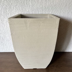 Vaso para Plantas Decorativo em Polietileno Bojo Quadrado Tam P Medidas 46cm x 31cm x 19cm