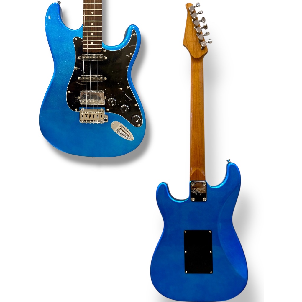 Guitarra Strato Seven Sgt-277 BL Azul / Traste inox / C Bag