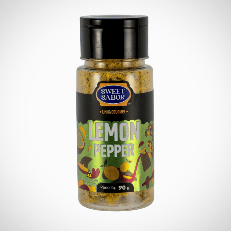 Lemon Pepper 90g Dosador Sweet Sabor - Tempero Limão e Pimenta