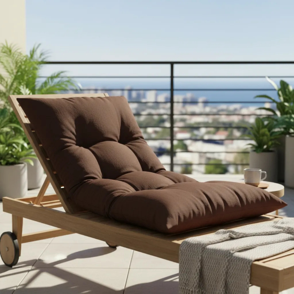 Almofada Poltrona Futon Chaise Colchonete Almofadão Espreguiçadeira Pallet 120x60cm em Oferta na Shopee