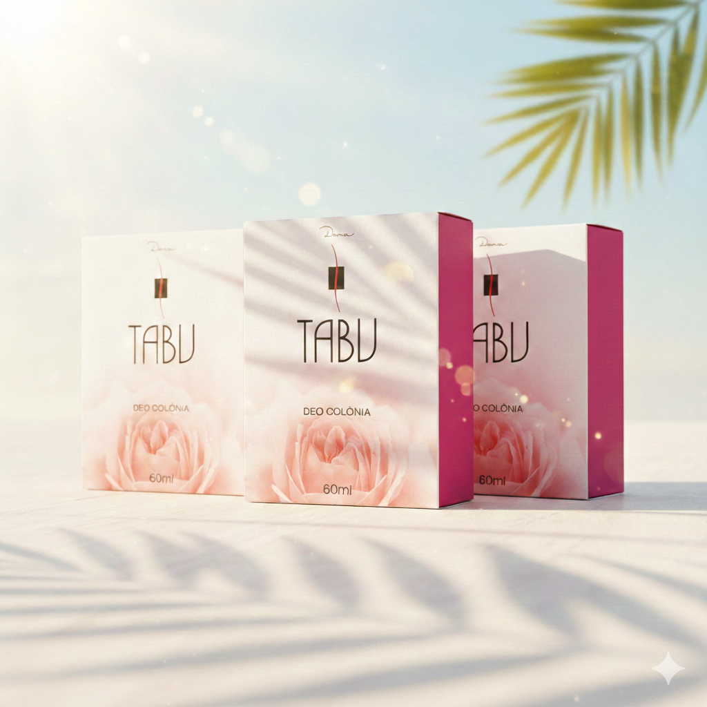 Kit 3 unid - Deo Colônia Tabu Tradicional 60ml em Oferta na Shopee