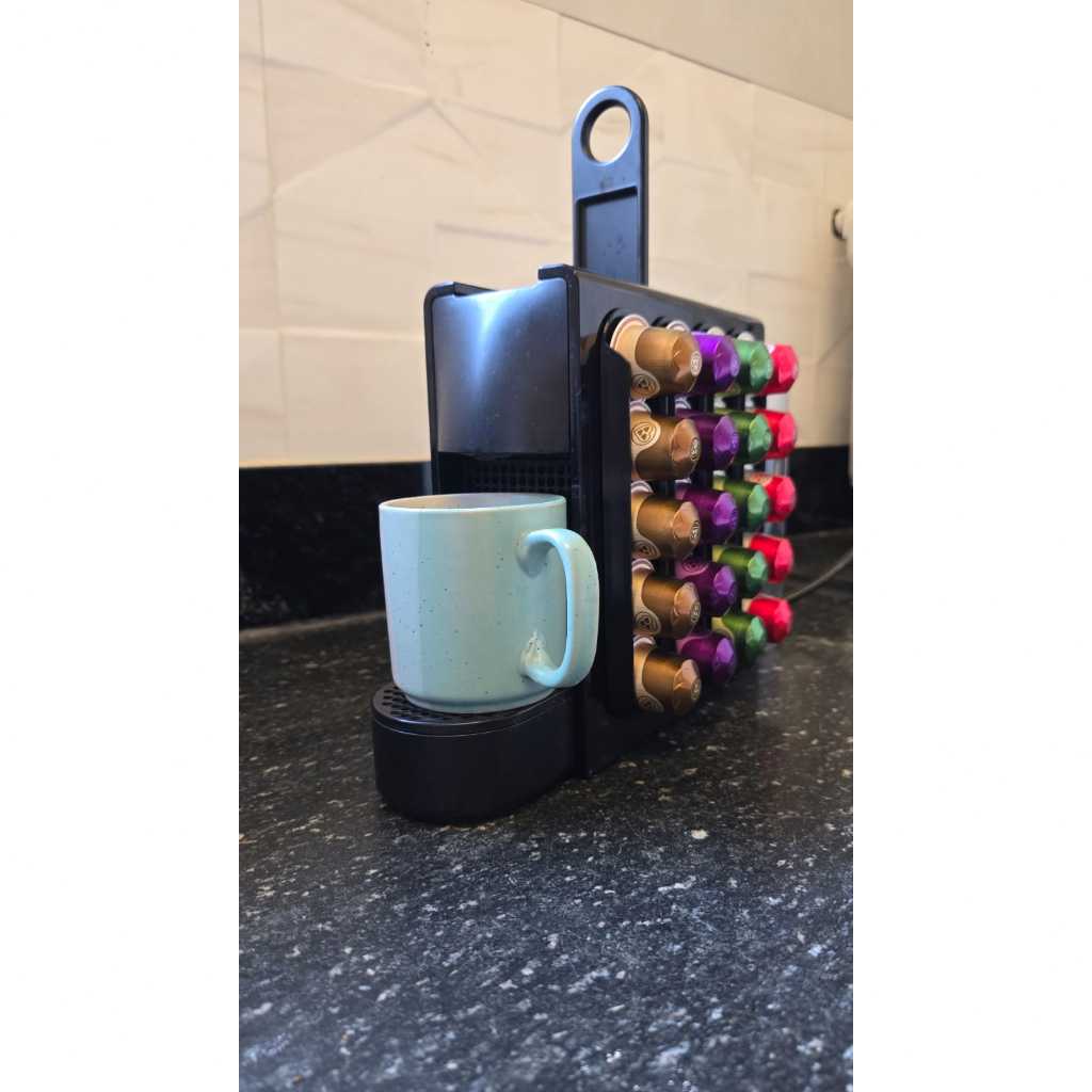 Suporte De Cápsulas De Café Design Moderno - Organizador Cantinho Do Café