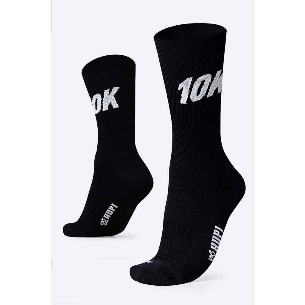 Meia HUPI 10K Preto - LT para pés menores 34-38