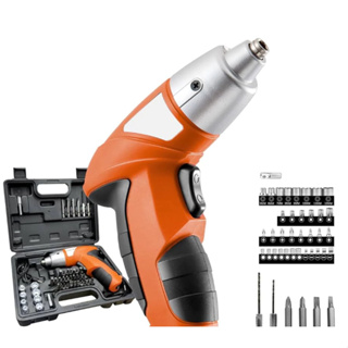 Parafusadeira Elétrica Sem Fio Bateria Recarregável 46 Peças em Oferta na Shopee