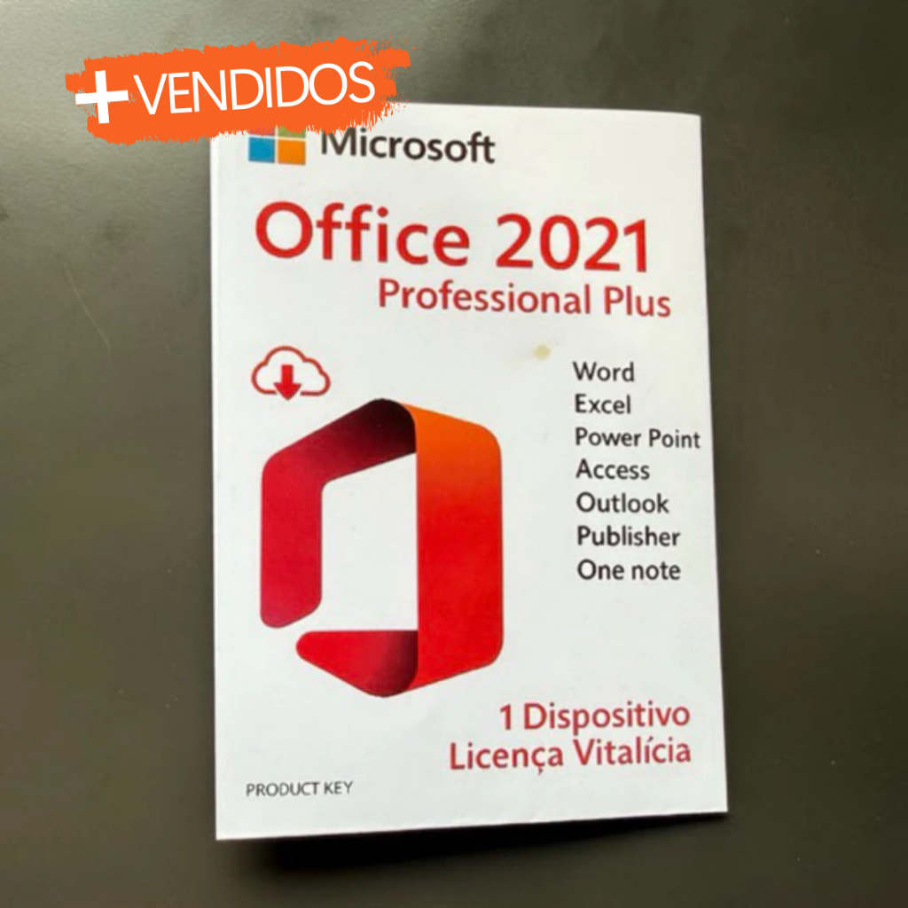 Pacote Office 2021 Profissional Plus Entrega Física