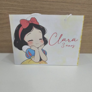 Sacolinha Personalizada Branca de Neve Baby - Pegue e Monte em Oferta na Shopee