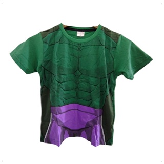Camiseta Fantasia Infantil Hulk Manga Curta em Oferta na Shopee