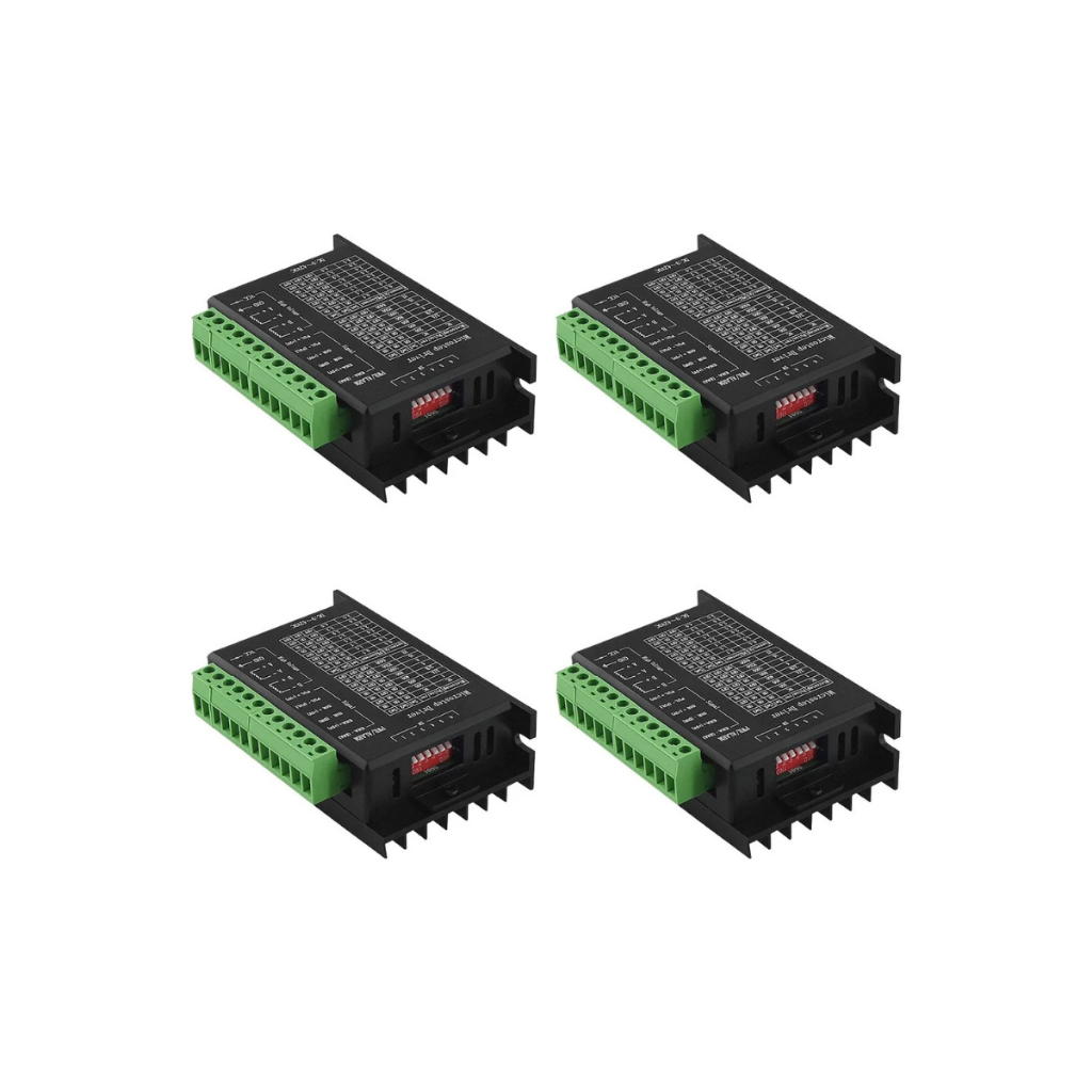 Kit 4 Driver Tb6600 Para Motor De Passo 4a Cnc Router