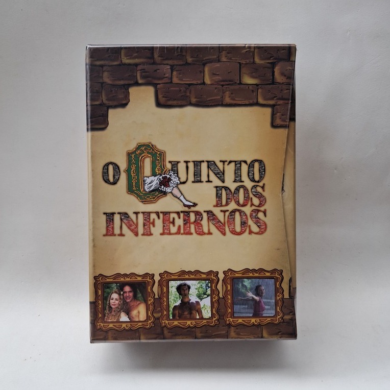 O Quinto Dos Infernos Minissérie Dvd 4 Discos Lacrado E Original