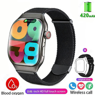 2026 xt70 smartwatch Original, Tela AMOLED 2.01 Frequência Cardíaca, À Prova D'Água, BT5.0