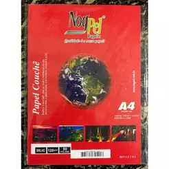 Papel Couche A4 120g/m BRILHO ou FOSCO 1500 Folhas