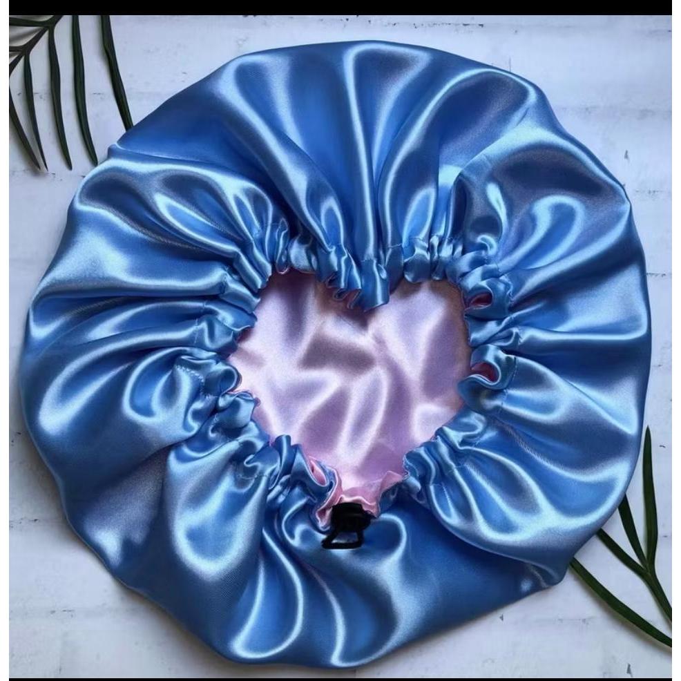 Kit 3 Toucas de Cetim Dupla Face com Regulador Ajustável – Anti Frizz | Cabelo Cacheado, Crespo, Liso | Modelo Luxo em Oferta na Shopee