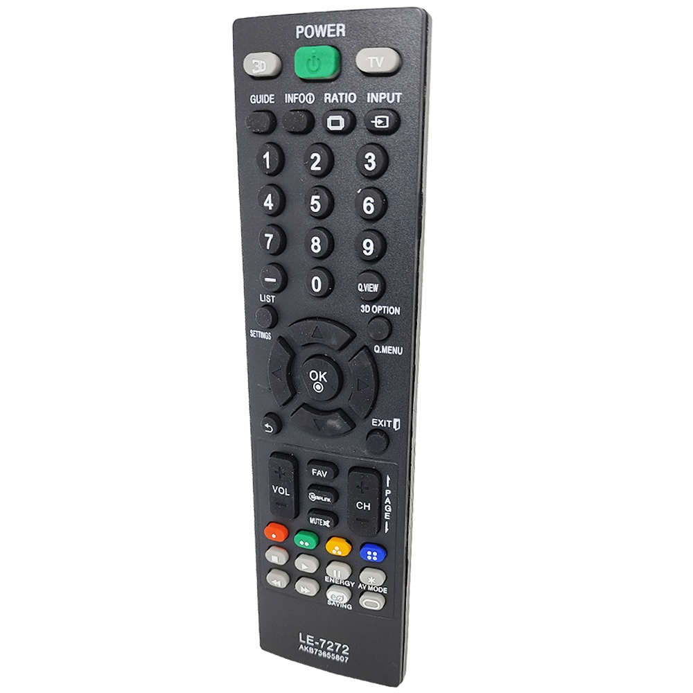 CONTROLE REMOTO COMPATIVEL TV LG LCD LED AKB73655807 (LE-7272)