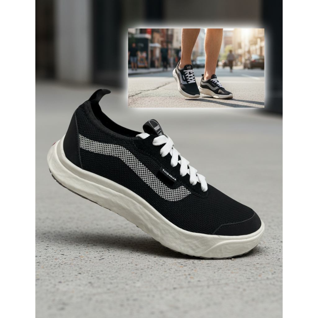 Tênis Casual Feminino e Masculino Calce Fácil Academia Malhar Treino Confortável THOMUZ Macio Leve em Oferta na Shopee